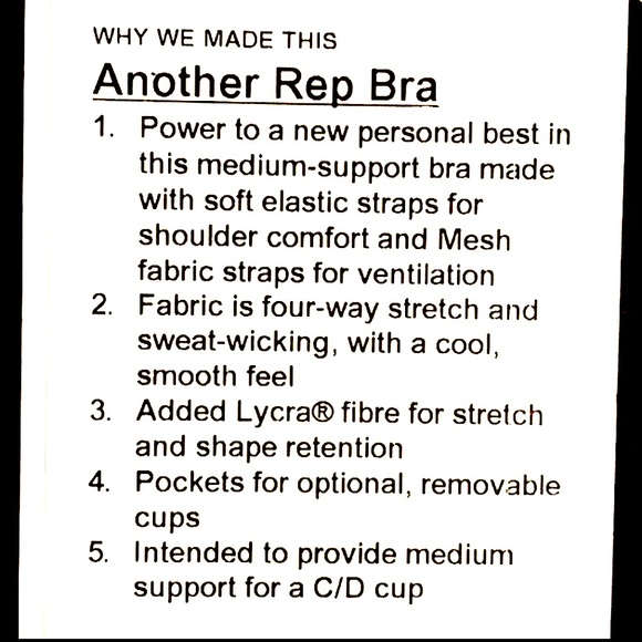 NEW Lululemon LTD. EDT. SZ 2 Another Rep Sport Bra BNWT - Picture 10 of 10